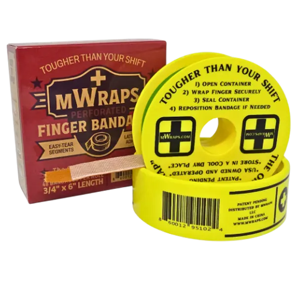 mWraps - 48 Perforated Finger Bandages On a Roll