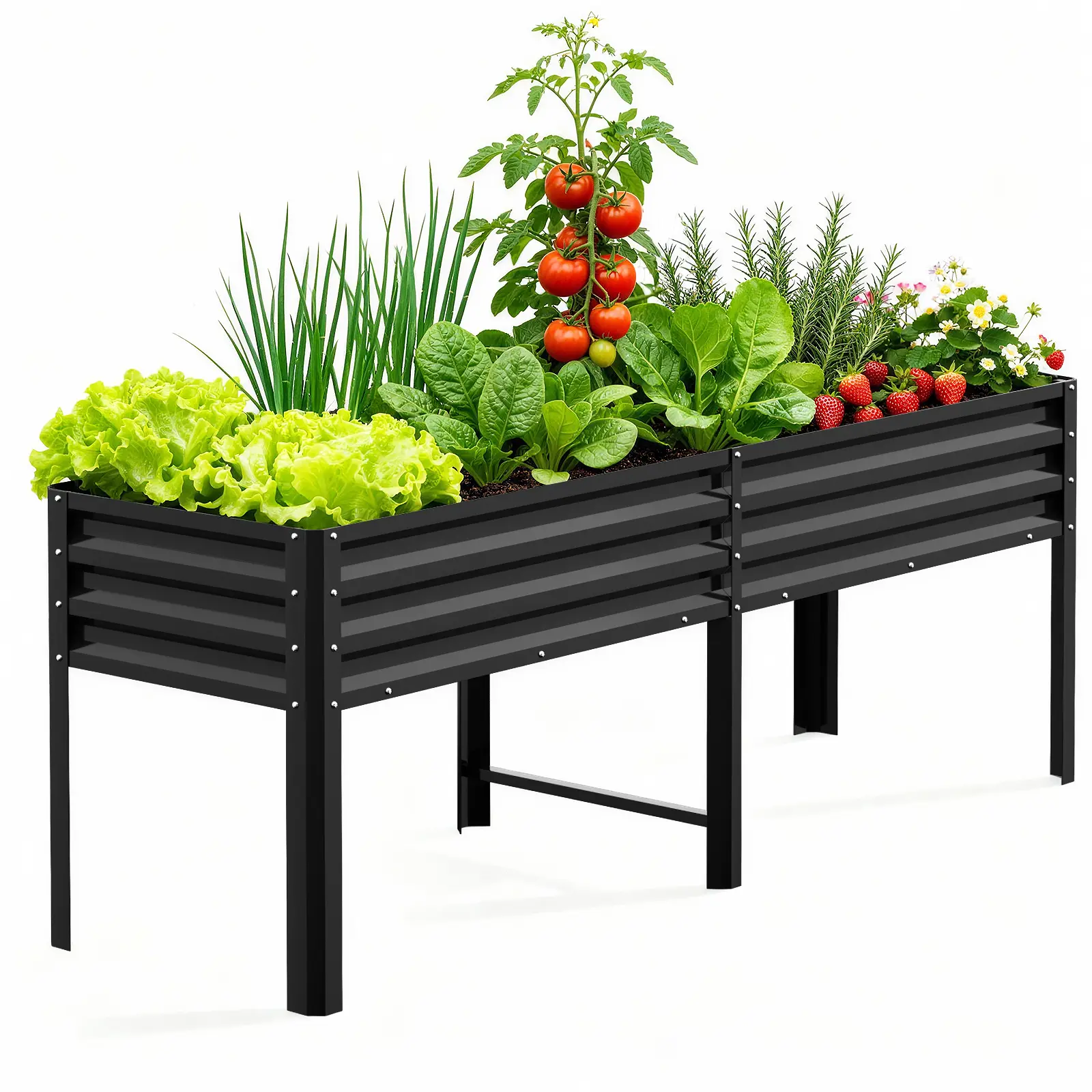 89“(L) × 24“(W) × 32“(H) - Black