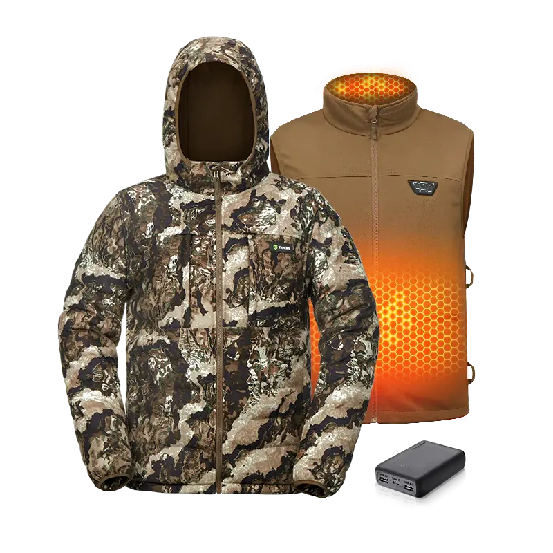 TideWe Arctic Pro Heated Jacket – 5-Zone, 15000mAh, 3-in-1 System #Tiktok Black Friday Deal