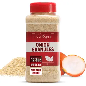 [Father's Day Sale] Eastanbul Granulated Onion, 12.3oz, Minced White Onion, Cebolla Granulada en Polvo Cooking Seasoning Seasoning