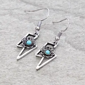 Western dainty thunder, dangle earrings
