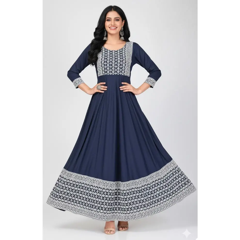 #PoonamD- 1  Anarkali Maxi Kurti Dress