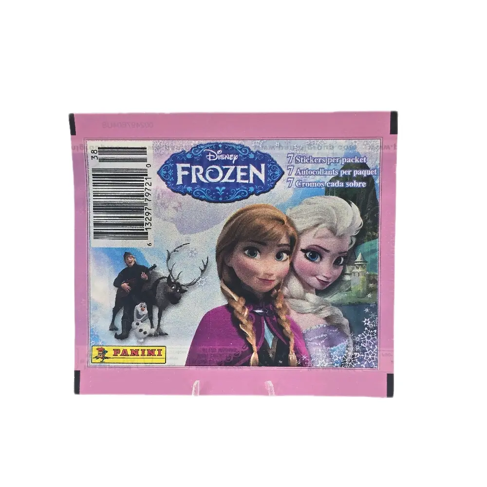 2014 Disney Frozen Movie Panini Sticker Pack - Factory Sealed, 7 Standard, Glitter & Holographic Character Art Non-Sports Trading Cards Collectible