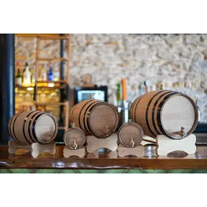 2L American Oak Wood Barrel