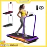 YAGUD Adjustable Incline Compact Handrail Walking Treadmill - Home Gym Equipment, Quiet Motor Walking Pad, Dual Shock-Absorption, 330lbs Capacity, Transport Wheels, Remote Control, Free Resistance Bands, Automatic Folding, Cardio Support
