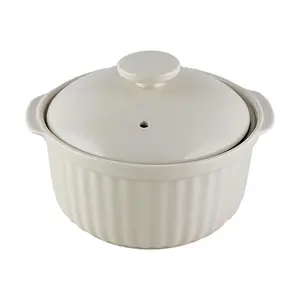 SSUEIM Korean White Ceramic Egg Steamer for Microwave & Oven, Medium 500ml, Single Serving Egg Cooker