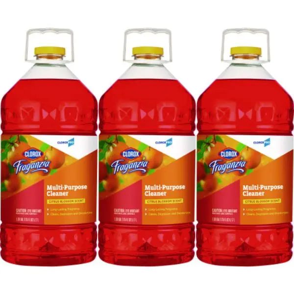 212 MAIN Fraganzia Multi-Purpose Concentrate Liquid Cleaner 3-Pack (175oz Large) Citrus Scent Home Cleaning Products, Powerful Cleaning Solution, Degreaser for Household Use, Odour Control, Maintains Freshness, Long-Lasting for Indoors