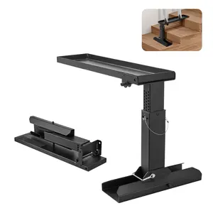 VEVOR Ladder Levler,  29.8 L x 11.4-18 in H Support Surface, Steel Ladder Leveling Tool, Folding Pitch Hopper, Stair Ladder Stabilizer Easy to Use,Extension Ladder Accessories for Uneven Ground