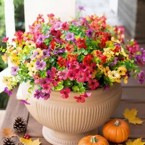 Outdoor artificial flowers, suitable for flower pots, front doors, porches, courtyards, terraces, windowsills, and home decoration.