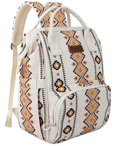 Wrangler Women's Southwestern Print Canvas Backpack - Wg2204-9110 Tn
