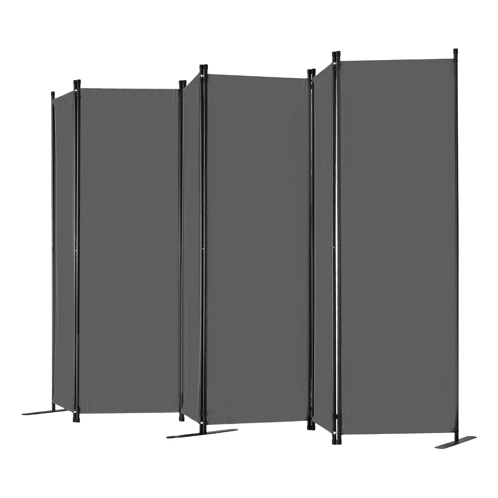 【SummerFinds】VEVOR Room Divider,  , 6 Panel Room Divider, Folding Privacy Screen and Portable Partition Divider for Room Separation, Freestanding Room Partitions for Office, Bedroom, Study, Grey
