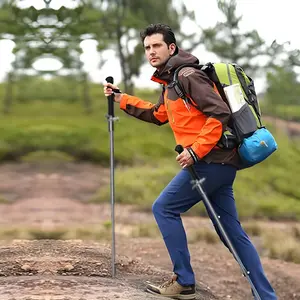 26-37 Inch Retractable Stainless Steel Trekking Poles, Non-Slip for Complex Outdoor Scenes, More ConvenientStorage Telescopic Multifunctional Trekking Pole, Party Gifts