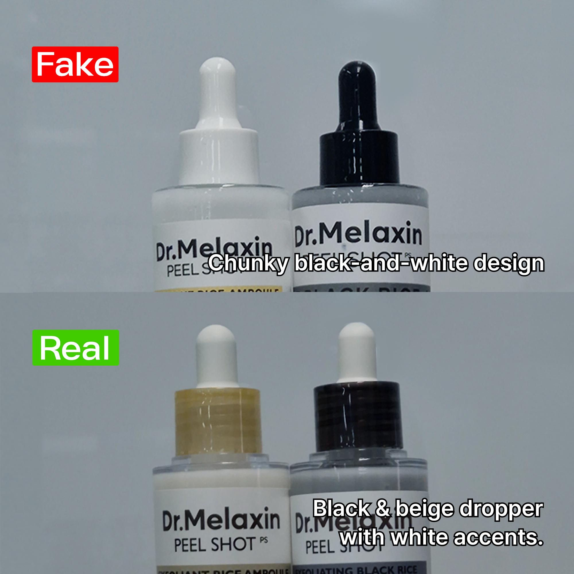 [Dr.Melaxin Official] Peel Shot Glow Rice Ampoule Duo - Serums for Brightening, Exfoliating, and Moisturizing - Suitable for All Skin Types Peeling