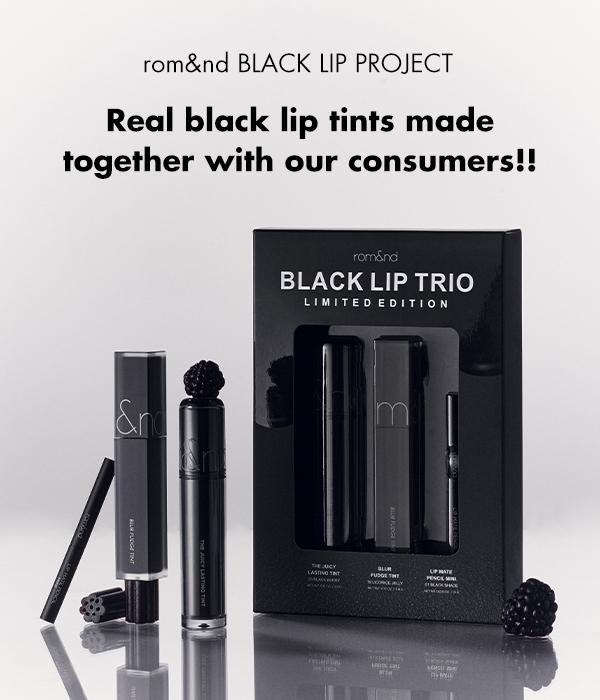 [rom&nd Official Shop] rom&nd BLACK LIP TRIO