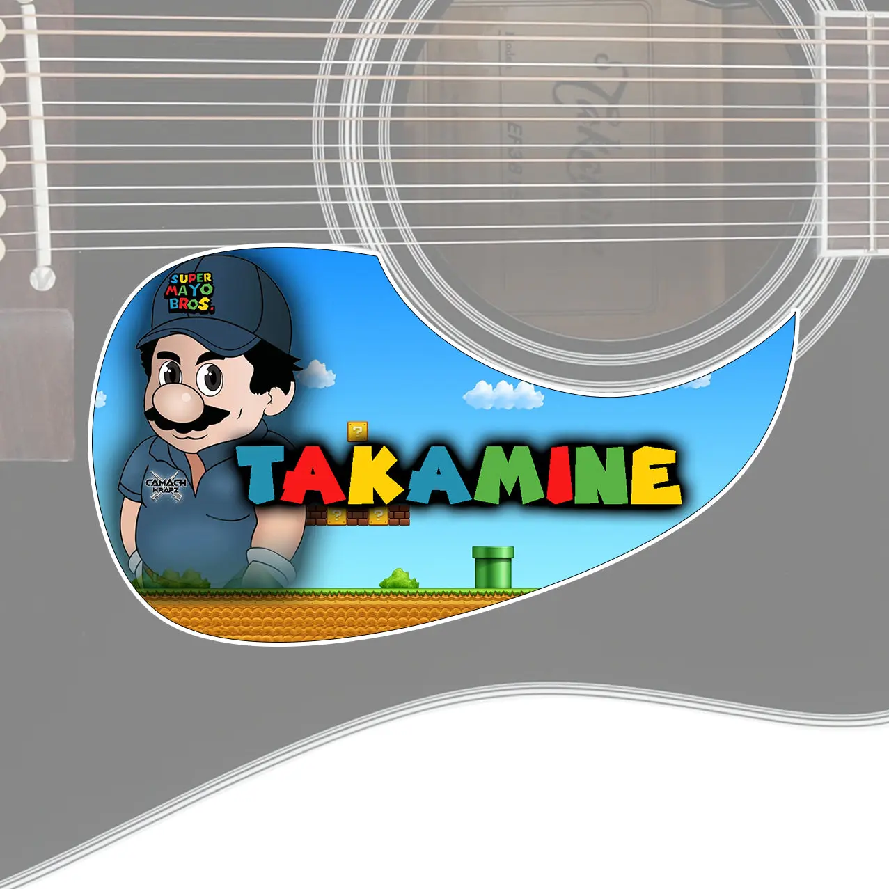 Super Mayo Bros Pickguard Super Mayo Bros Pickguard