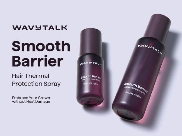 Wavytalk Blowout Boost Ionic Thermal Brush and Wavytalk Smooth Barrier Heat Protectant Spray Set