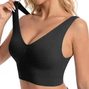 Women’s Seamless Wireless Bralette Tank – Everyday Support Bra, S–4XL