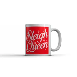 Sleigh Queen Mug Funny Sarcastic Christmas Party Coffee Cup - 11oz Funny Coffee Mugs Ceramic Printed Drinkware Cup Sleigh Queen Mug Funny Sarcastic Christmas Party Coffee Cup - 11oz Funny Coffee Mugs Ceramic Printed Drinkware Cup