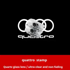 2PCS Led Car Door Logo Light HD Laser Welcome Projector Lamps For Audi Q3 Q5 Q7 S3 S4 S5 S6 S7 A4 A5 A6 B6 B7 B8 C5 C6 C7 A7