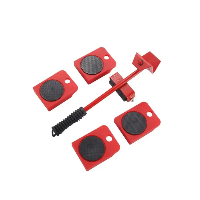 Furniture Movers with Wheels - Heavy Duty Furniture Lifter with 4 Sliders & Lever — Move Sofas, Beds, Bookcases, Desks, Refrigerators, Dressers, Cabinets Solo on Hardwood, Tile, Laminate Floors