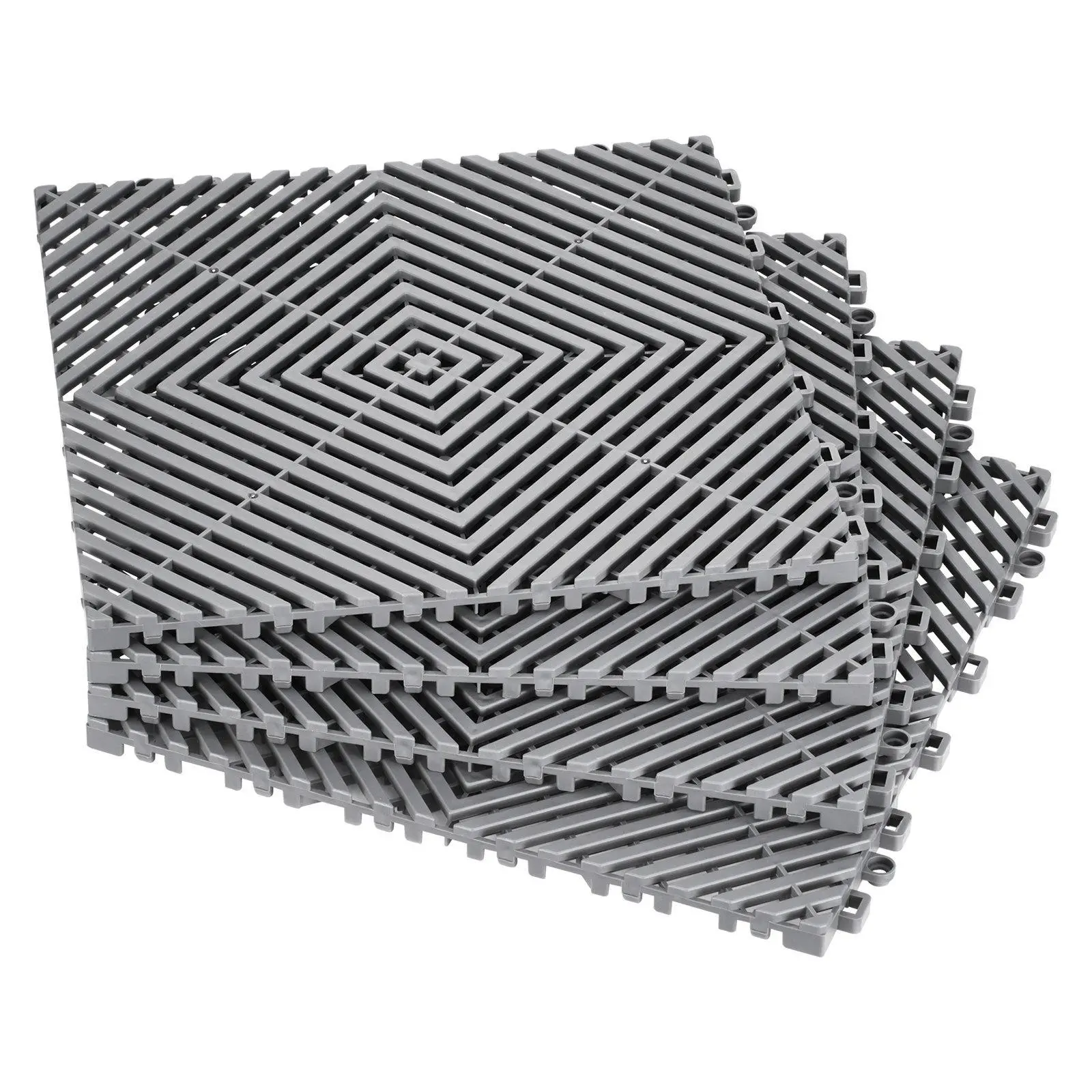 【FathersDayGift】Drainage Mat Modular Interlocking Cushion 12” x 12” Drainage Floor Mat
