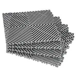Drainage Mat Modular Interlocking Cushion 12” x 12” Drainage Floor Mat