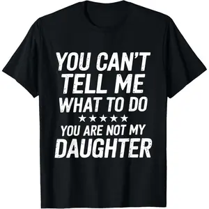 Funny Dad Design For Father Daddy Papa Men From Daughter T-Shirt Graphic Tees Streetwear summervibes,
