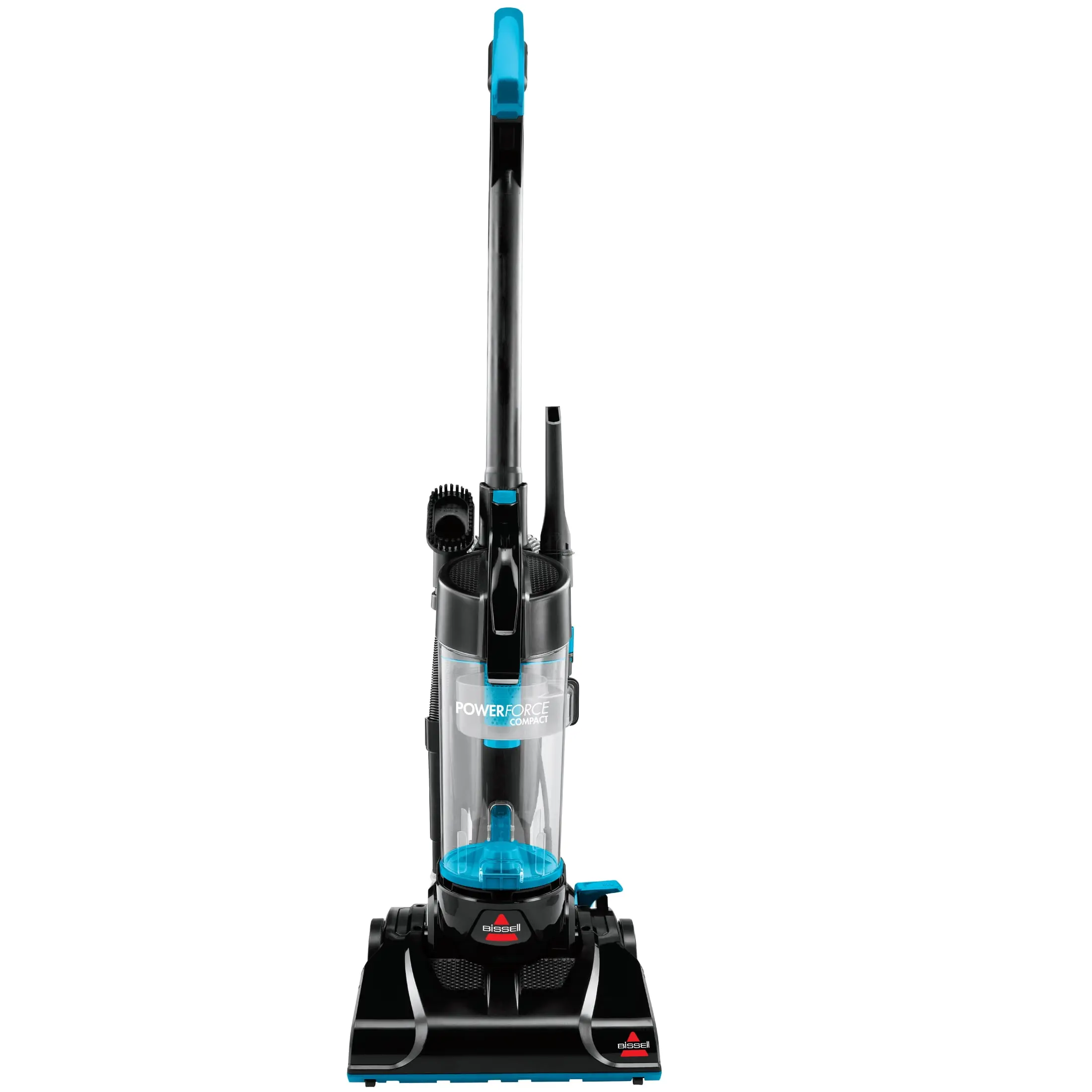 BISSELL PowerForce Compact, Bagless, Upright Vacuum, Lightweight, Powerful Suction, High Reach Wand, Hard Floor and Carpet, 2112