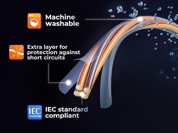 ororo Women's 4-Zone Classic Heated Jacket 2.0 with UL-Certified Battery Included, Machine Washable, Water-Resistant, Up to 10 Hours of Runtime, Detachable Hood