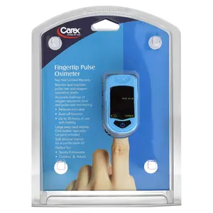 Carex Fingertip Pulse Oximeter, 1 Meter