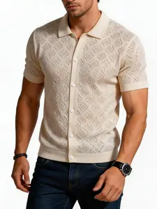 2026 #SummerVibes Basic Simple Short-Sleeved T-shirt - Men's and Women's Version - Summer Casual Button-Up Knitted Shirt for Leisure Activities