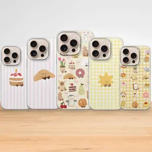 Jellycat Style Phone Case, Kawaii Gingham Plush Design Cover for iPhone Samsung Pixel