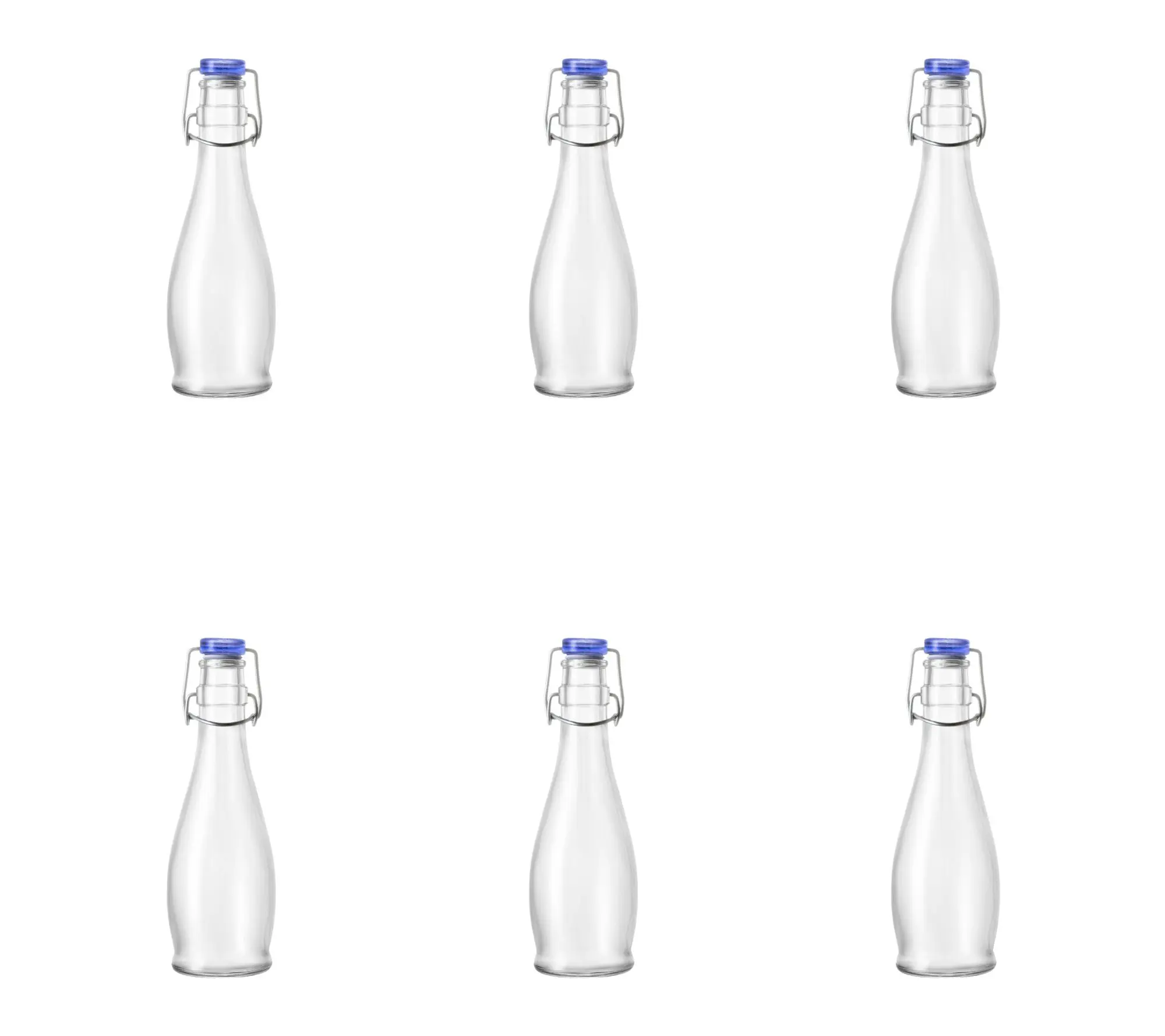 10 Strawberry Street Set of 6 Indro Swing Top Bottle