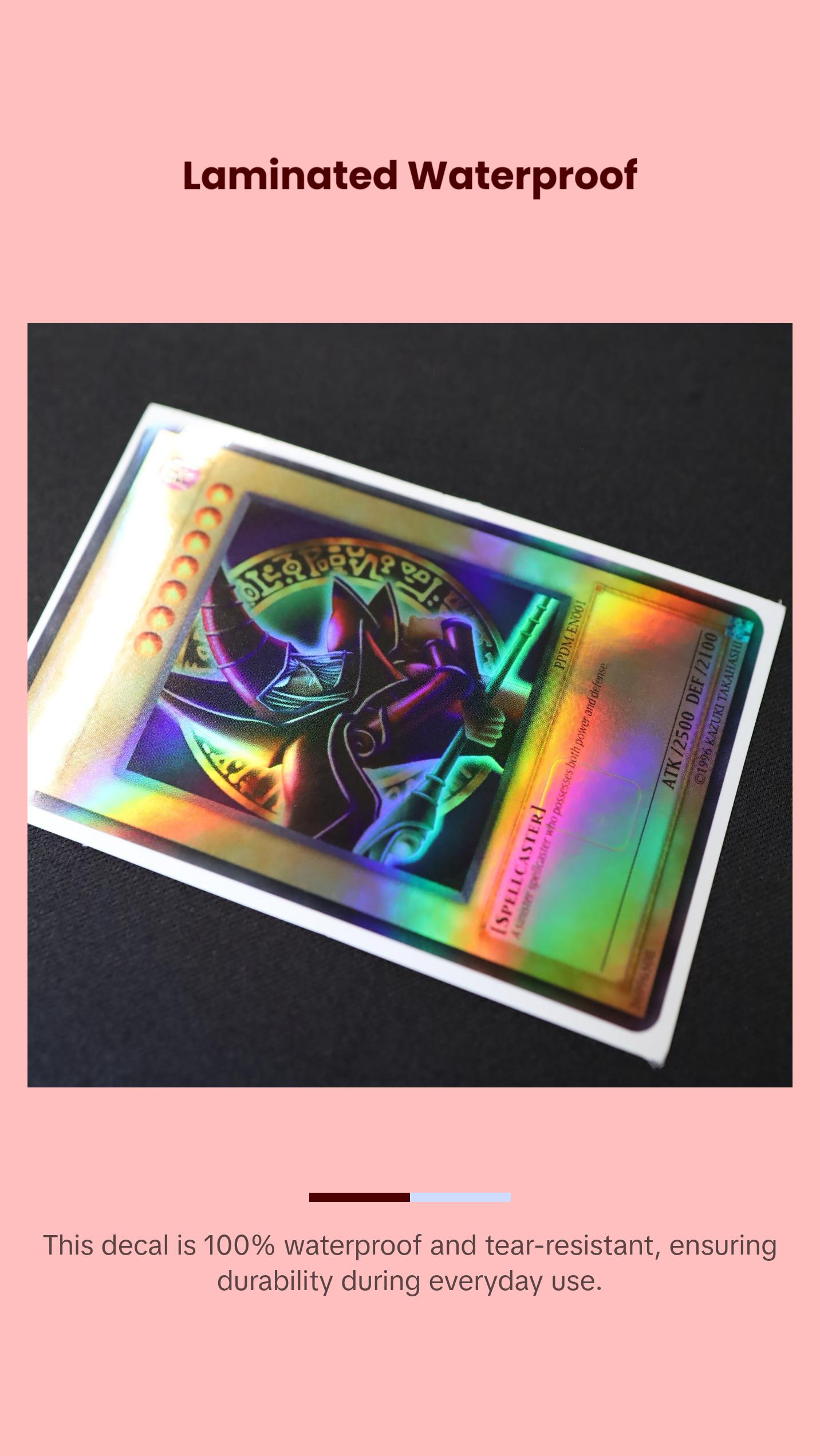 Dark Magician - Holographic Credit Card Skin Cover Decal Sticker (SMALL  CHIP) - TikTok Shop