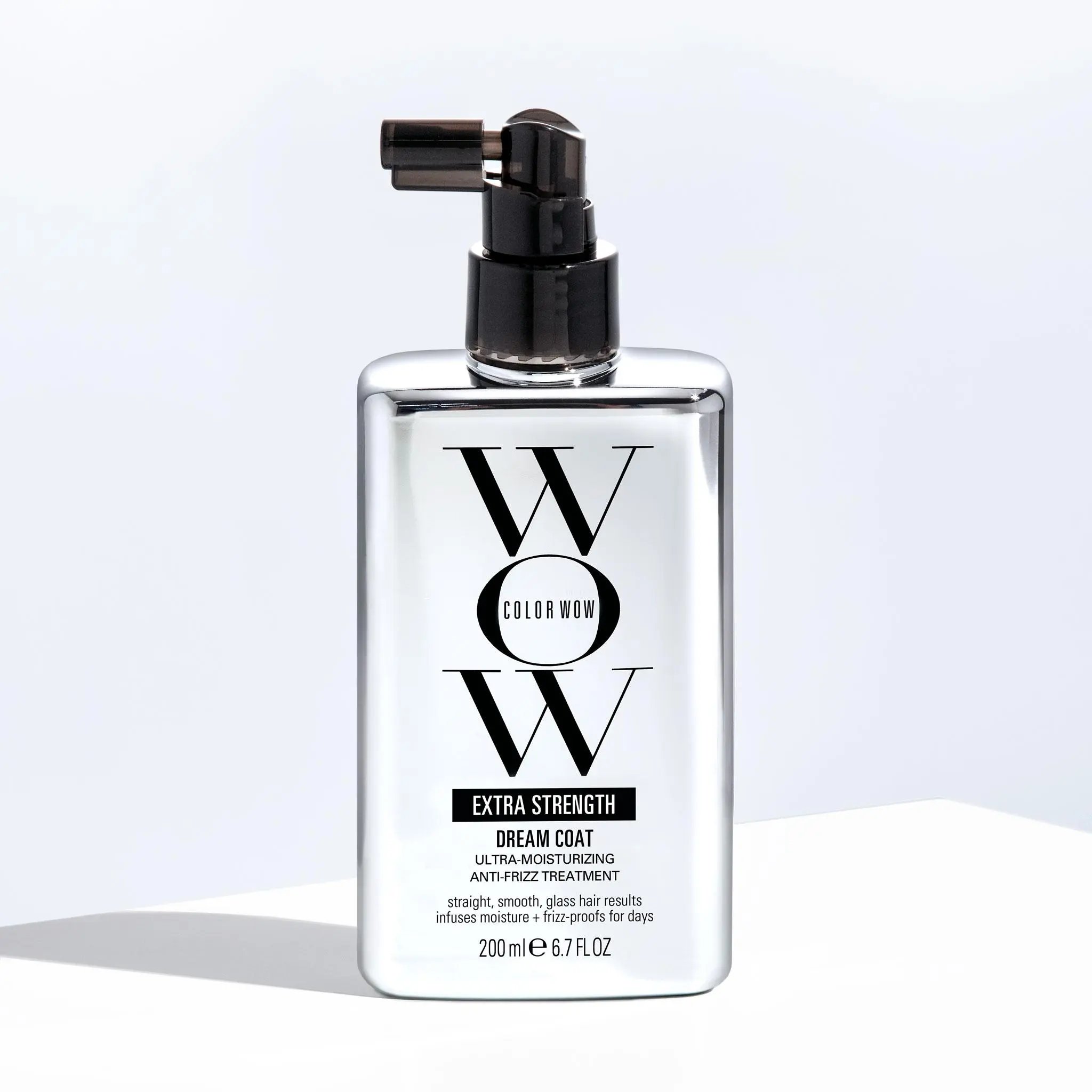 Color Wow Extra Strength Dream Coat | Anti-Frizz Treatment for Curly, Coily, Dry, Frizzy Hair | Humidity Protection | Heat Protectant | Style Spray For Silk Press, Sew-In, Straightened Hair