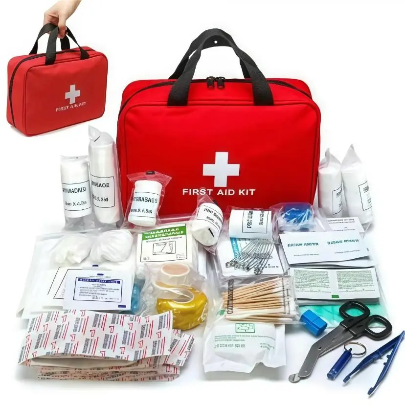 [Sale Link]160 Piece First Aid Kit, Premium Waterproof Compact Trauma Medical Kits for Any Emergencies, Ideal for Home, Office, Car, Travel, Outdoor, Camping, Hiking, Boating
