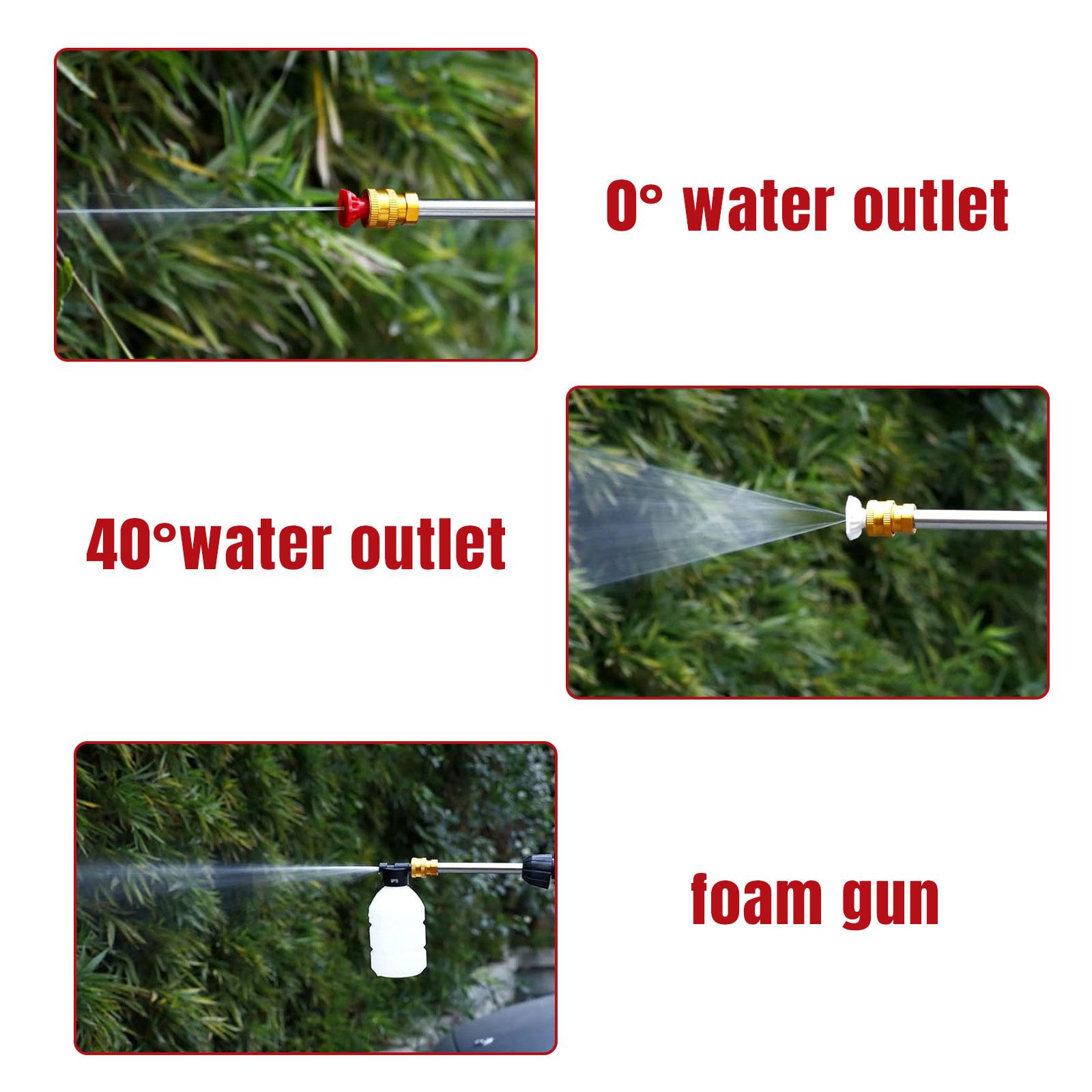 Cordless Pressure Washer Machine, Water Squirter, Water Blaster Portable Power Washer with 48V 5.0Ah Battery and Charger, Handheld High-Pressure Car Washer 6-in-1 Adjustable Nozzle for Car/Garden/Outdoor Cleaning,for Valentine’s Day Gift