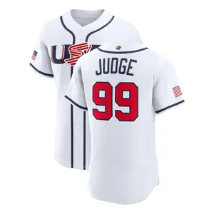 Men's USA  Baseball Jersey - Aaron Judge 99, World Baseball 2026, Summer outfits, Jersey Outfit, Classic Home Stadium Jersey, Men's Sportswear ,Retro Summer Baseball Team Jersey Lover Outfit For Baseball Fans, Made In USA.
