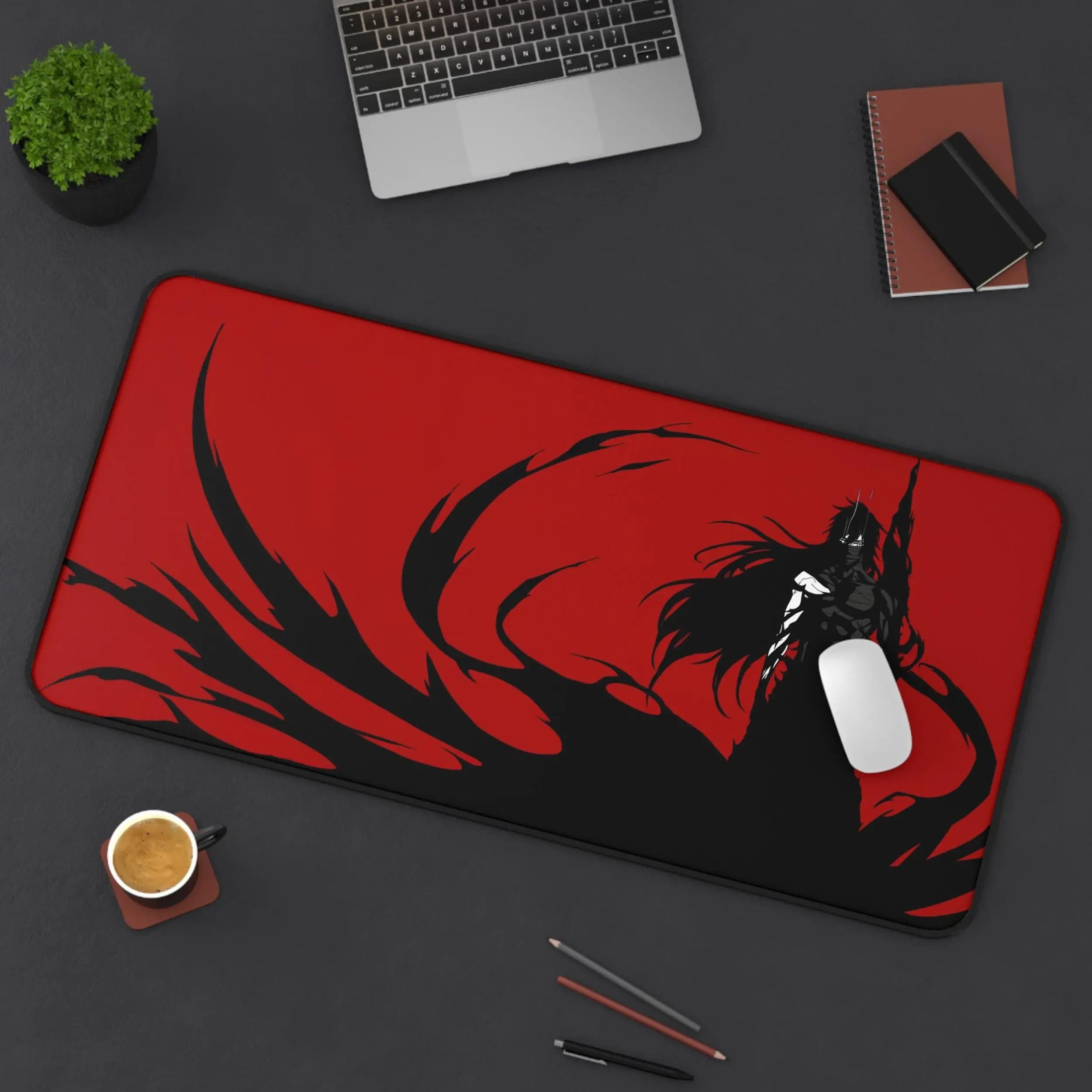 Ichigo Kurosaki Bleach Mouse Pad, Keyboard Mat, Anime Gaming Desk Mat, Bleach Anime Playmat For Computer Accessories, Gift For Gamers,
