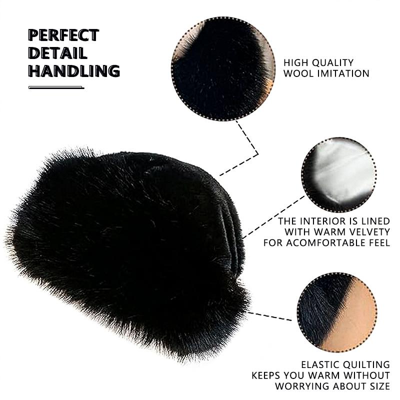【FaddishDeal】Women's Winter Woolly Beret Faux Fur Decorated Fashion Hat Warmth Protection Versatile Elegant Foldable Breathable One Size Fits Most. 【FaddishDeal】Women's Winter Woolly Beret Faux Fur Decorated Fashion Hat Warmth Protection Versatile Elegant Foldable Breathable One Size Fits Most.