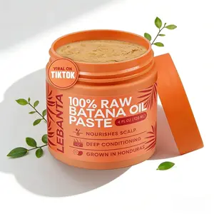 Lebanta 100% Raw Batana Oil Paste - Deep Conditioning Hair Mask for Growth, Strength & Split End Repair, Sourced from Honduras (4 fl oz)