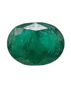 3.63ct ETW Oval Cut Natural Emerald Gemstone