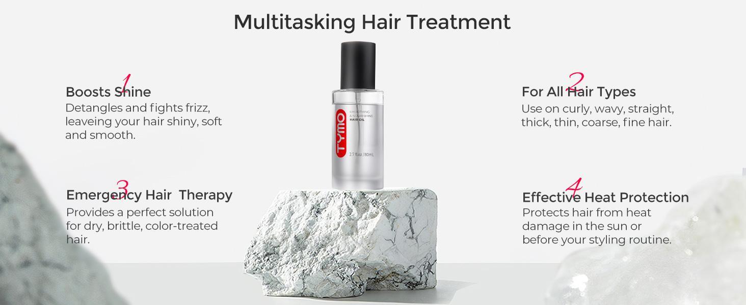 TYMO Treatment Hair Oil Haircare Moisturizer with Jojoba Plant Scent - Moistur TYMO Treatment Hair Oil Haircare Moisturizer with Jojoba Plant Scent - Moistur