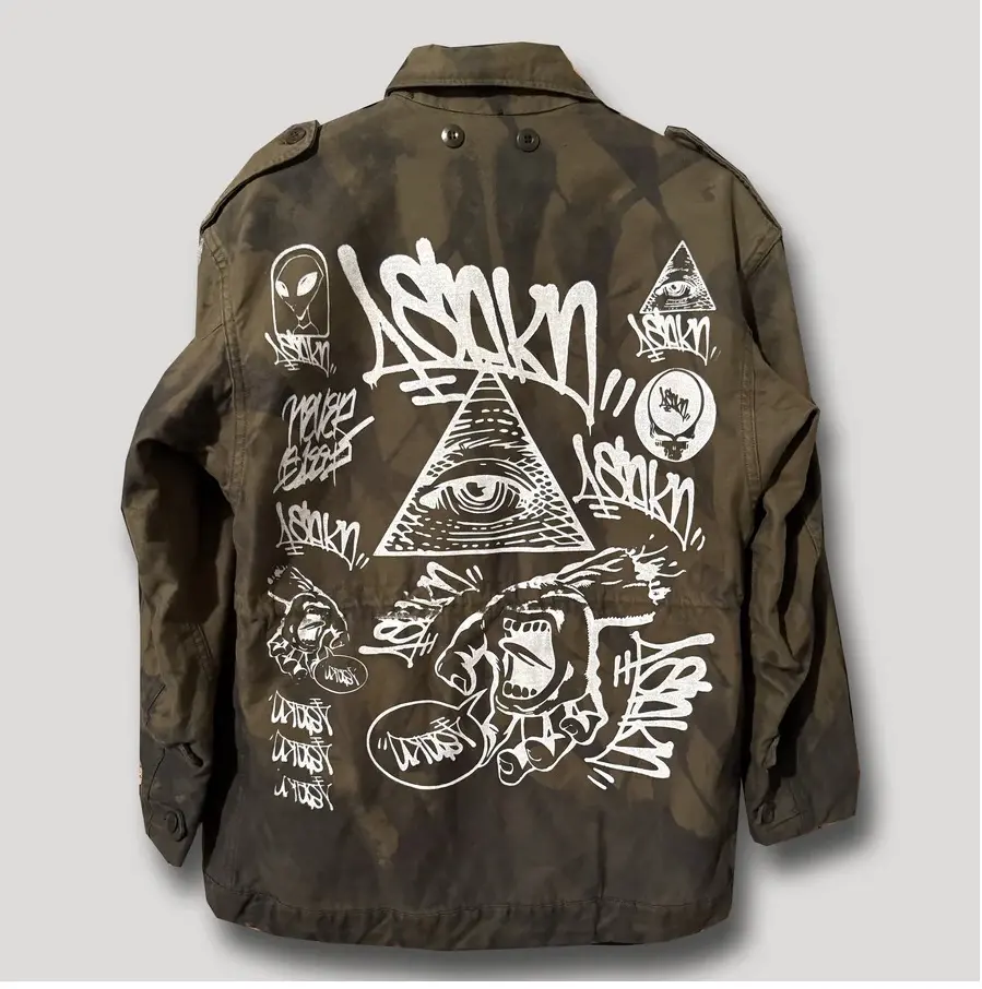 URBAN CAMO x KL84 MILITARY JACKET MEDIUM
