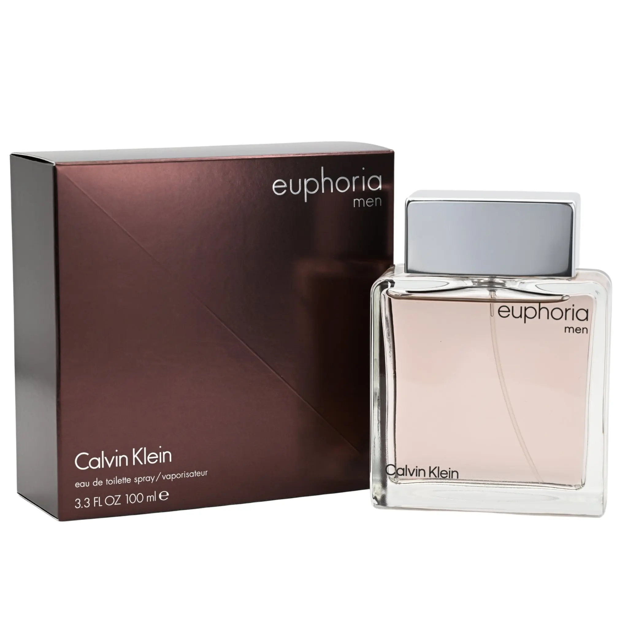Calvin Klein Euphoria Men Intense Eau de Toilette, Bold Cologne for Men, Spicy Woody Intense Perfume with Ginger & Suede Notes, 3.4 oz Spray for Evening Wear, Single Item, Fragrances, Spicy Freshness