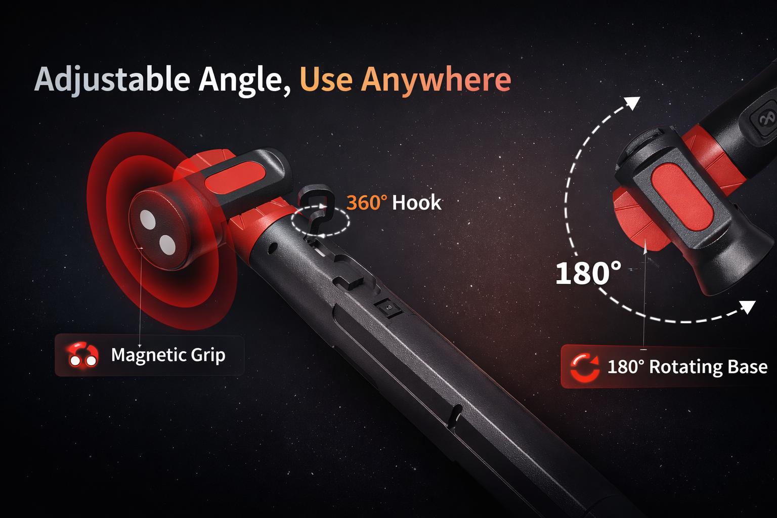 3000LM Magnetic Underhood Work Light, 5200mAh Detachable Battery, Rechargeable LED Bar with Dual Magnets & Hook, Waterproof Mechanic Light for Garage & Emergency 3000LM Magnetic Underhood Work Light, 5200mAh Detachable Battery, Rechargeable LED Bar with Dual Magnets & Hook, Waterproof Mechanic Light for Garage & Emergency