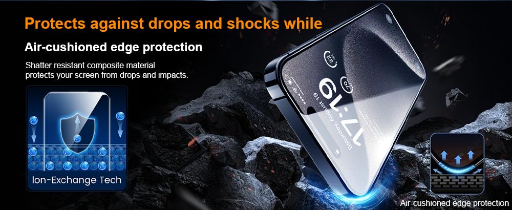 One Fish Screen Protector 2 Pack for iPhone,Samsung,Crystal Clear, Fingerprint Proof Screen Protector, Privacy Protection, Fingerprint Resistant, Dust-Free. One Fish Screen Protector 2 Pack for iPhone,Samsung,Crystal Clear, Fingerprint Proof Screen Protector, Privacy Protection, Fingerprint Resistant, Dust-Free.