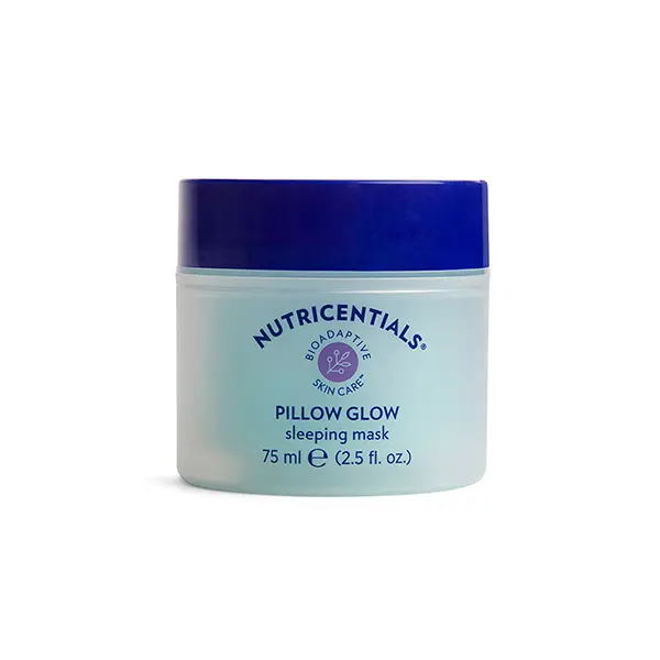 Nu Skin Nutricentials Pillow Glow Sleeping Mask – Overnight Moisture Boost, Hydrating Gel-Cream with Deep Sea Water & Red Algae, Restores, Protects & Minimizes Pores for Glowing Skin Comfort Moisturizer Moisturizing