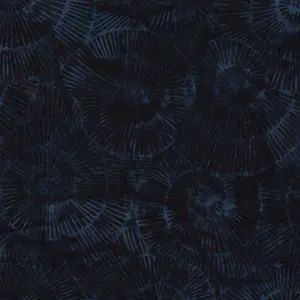 Fabric Lumin Midnight Blue Fossil Spiral Geode Glow Island Batiks by the Quarter Yard 112518595