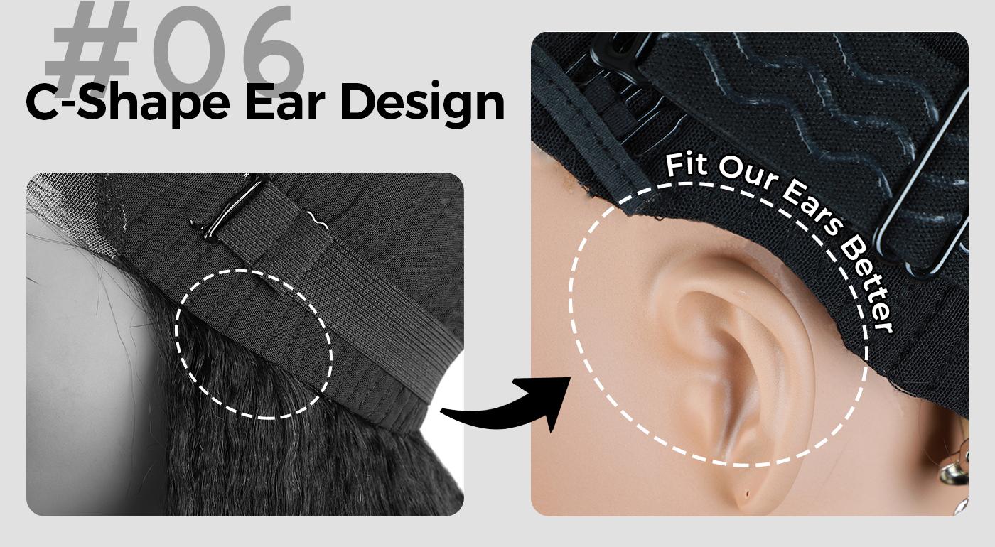 OQ HAIR Kinky Straight Wavy 9x6 Glueless Wig Human Hair Full 250% Density Lace Front Wear Go Wig Pre Cut Lace Pre Bleached Tiny Knots Beginner Friendly